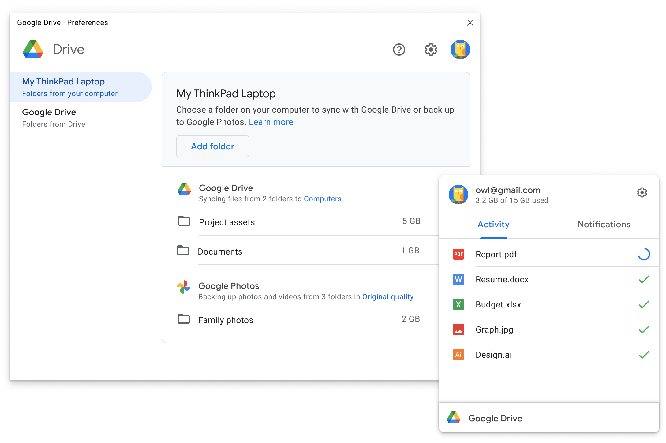 How to Backup Laptop to Google Drive