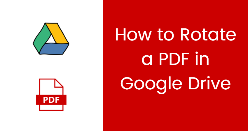 How to Rotate a PDF in Google Drive